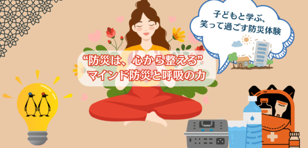 “備え”より前にまず呼吸。心のマインド防災術